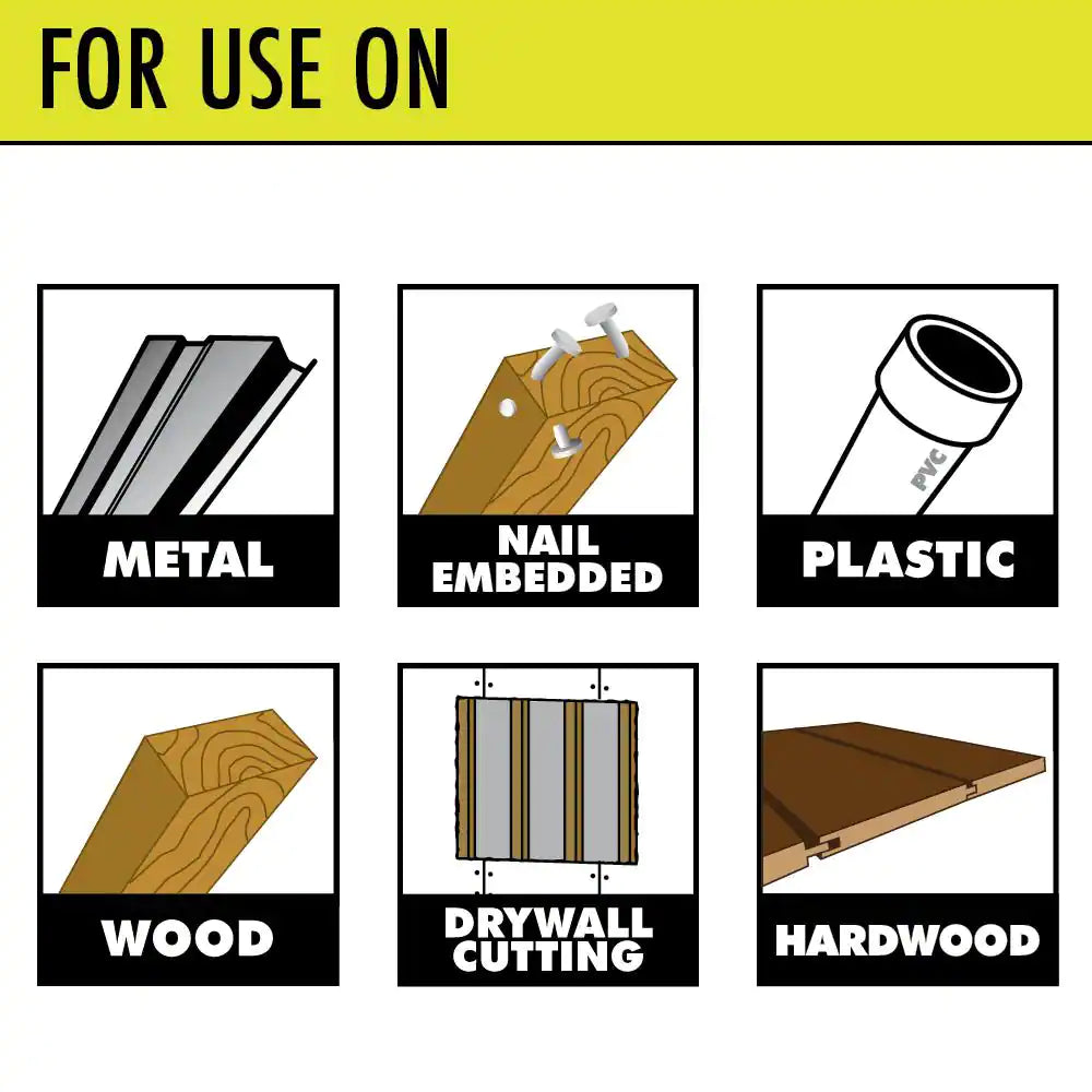 Multi-Material Oscillating Blade Set (8-Piece)