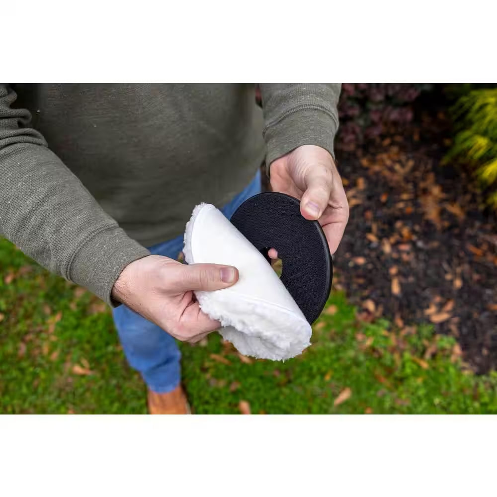 6 In. 2-Piece Lambswool Kit for RYOBI P4500 and P4510 Scrubber Tools