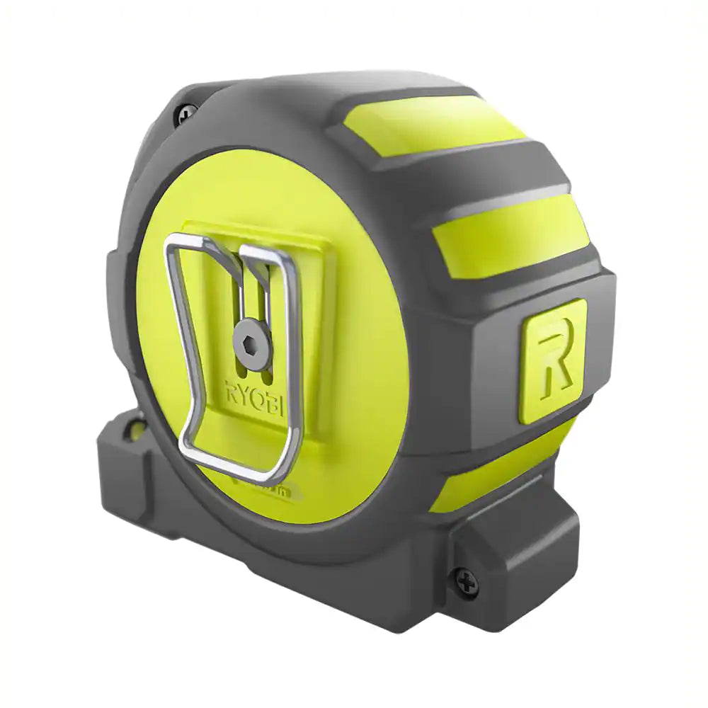25 Ft. Tape Measure with Overmold and Wireform Belt Clip