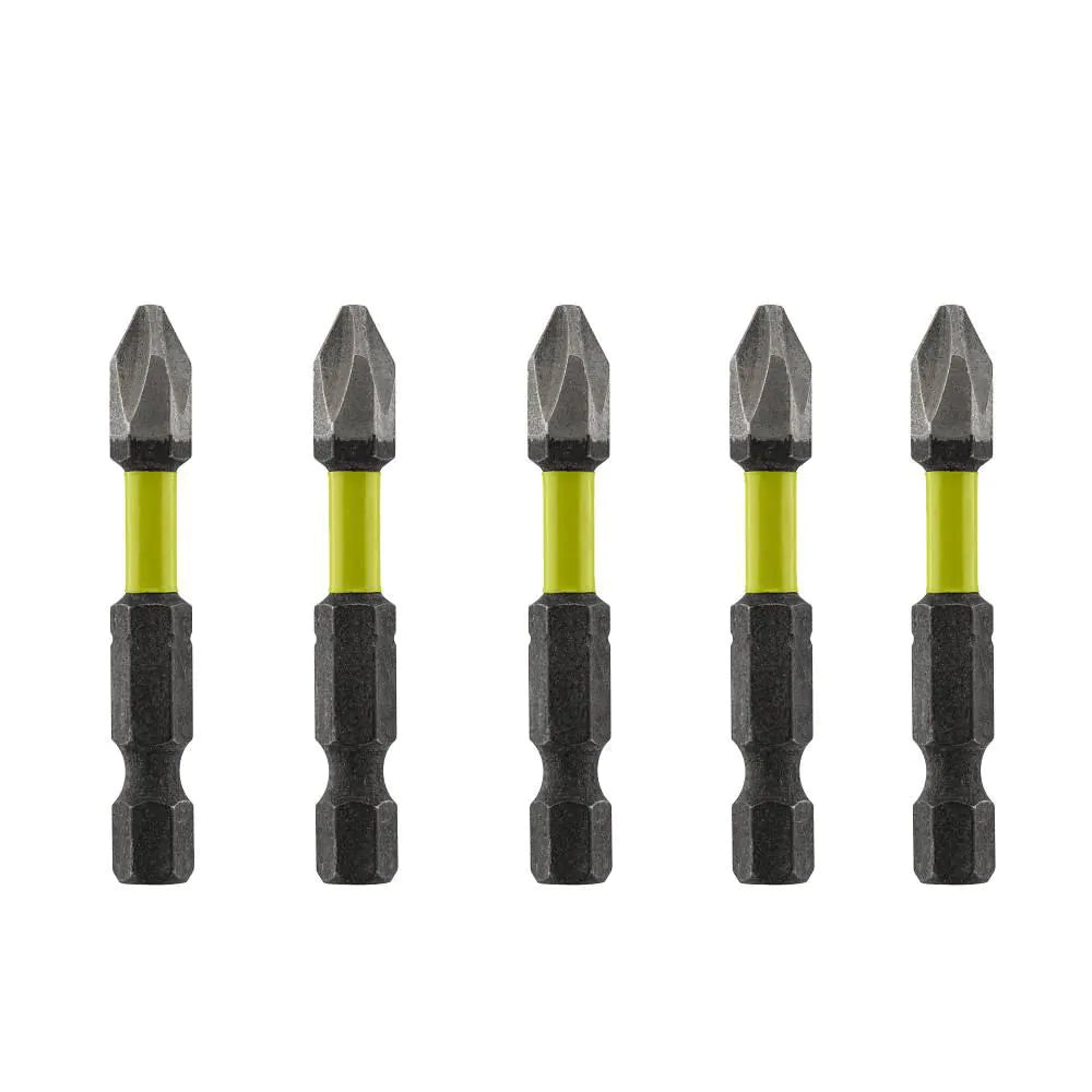 2 In. Diamond Grit Impact Drive Bits (5-Piece)