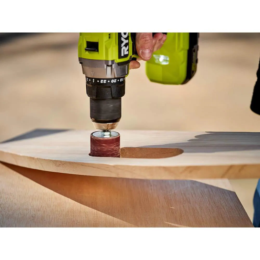 Drum Sander Drill Attachment Set (8-Piece)