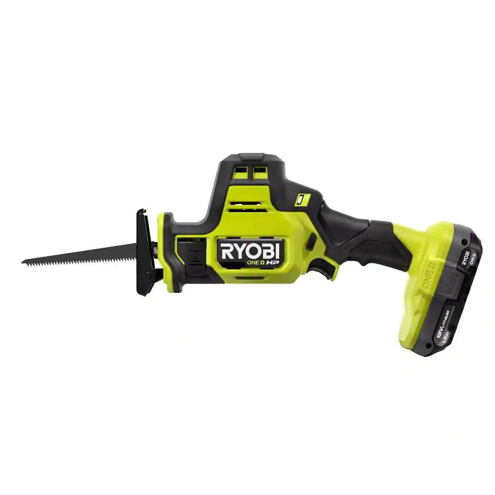 ONE+ HP 18V Brushless Cordless Compact One-Handed Reciprocating Saw Kit with 1.5 Ah Battery and 18V Charger
