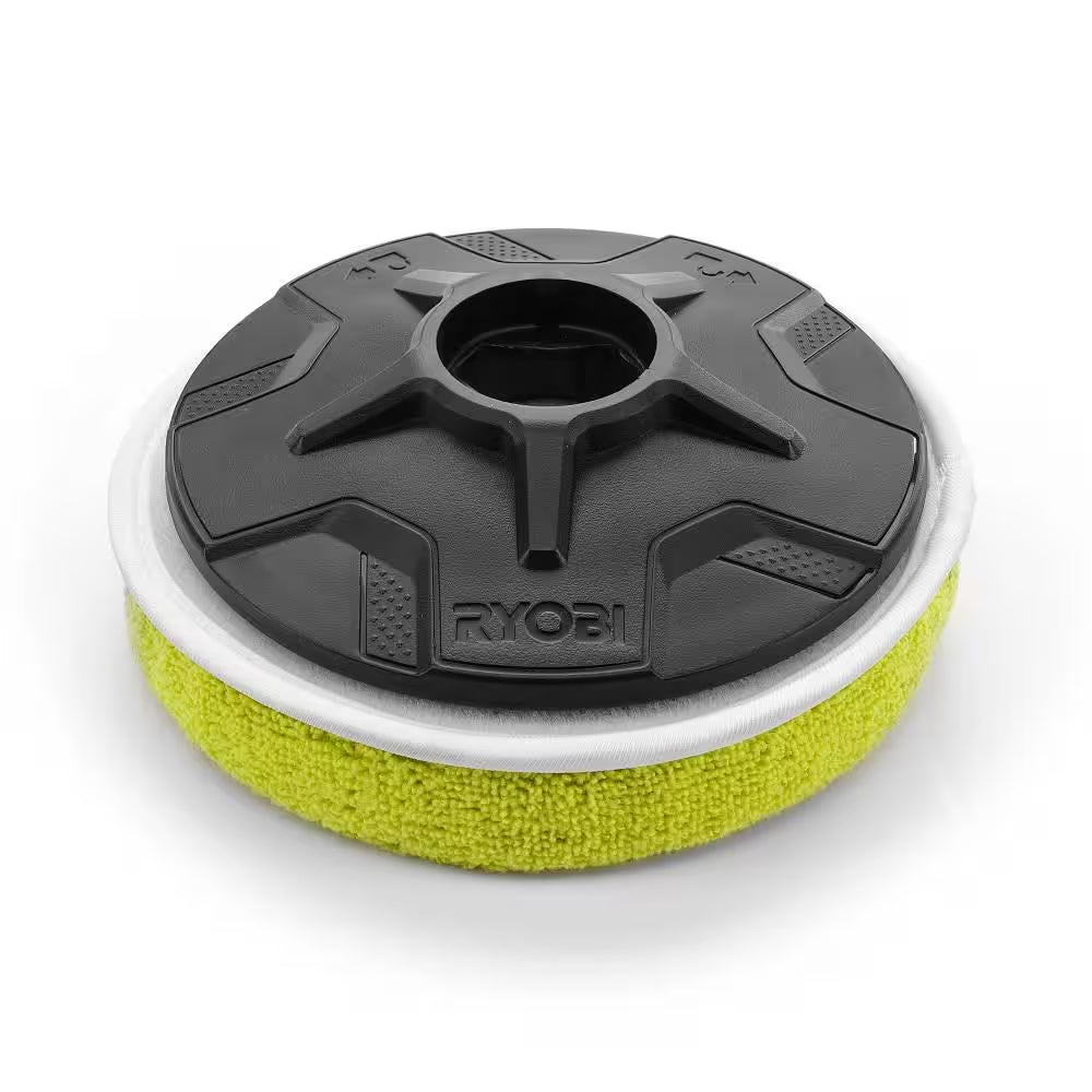 6 In. 2-Piece Cloth Microfiber Kit for RYOBI P4500 and P4510 Scrubber Tools