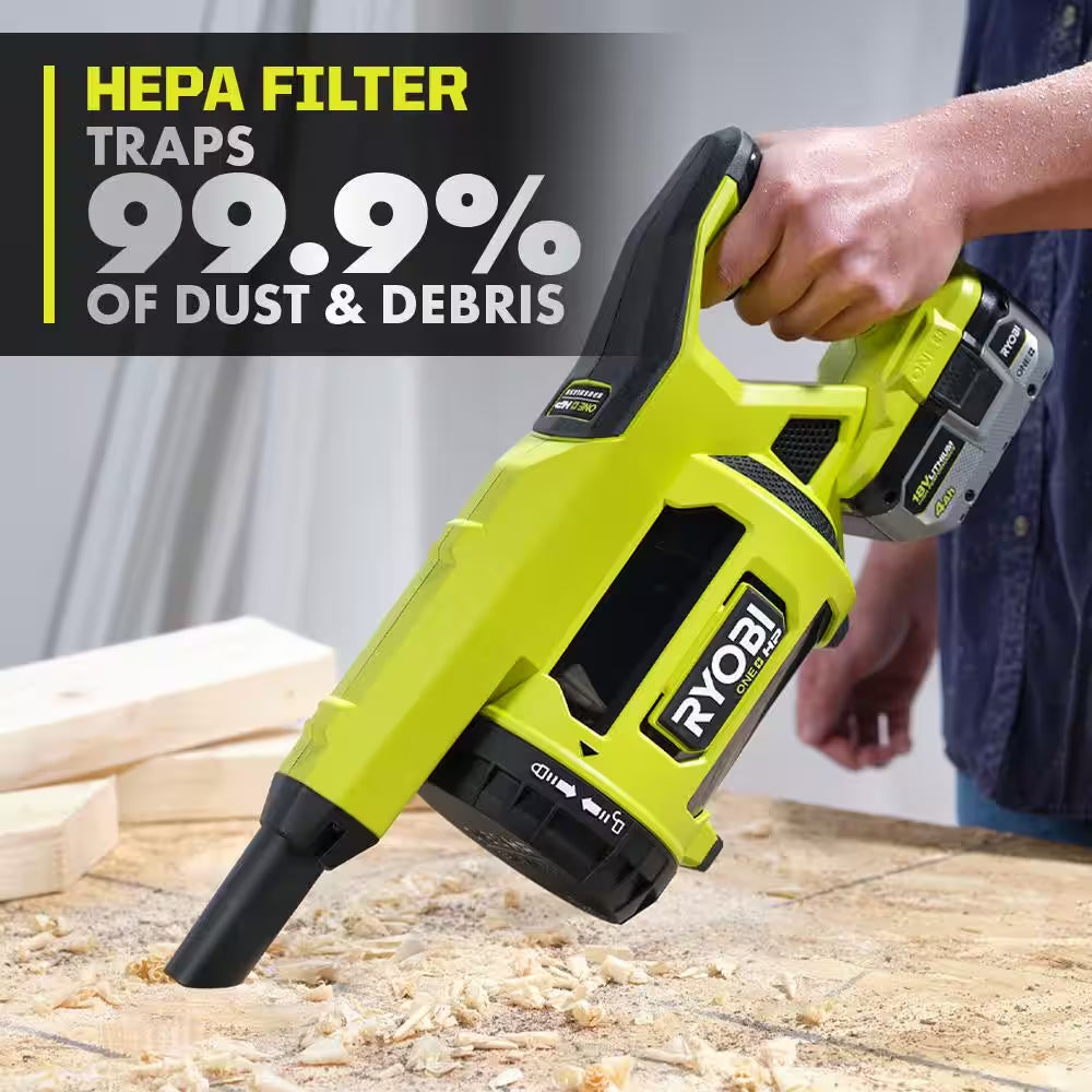 ONE+ HP 18V Brushless Cordless Jobsite Hand Vacuum (Tool Only)