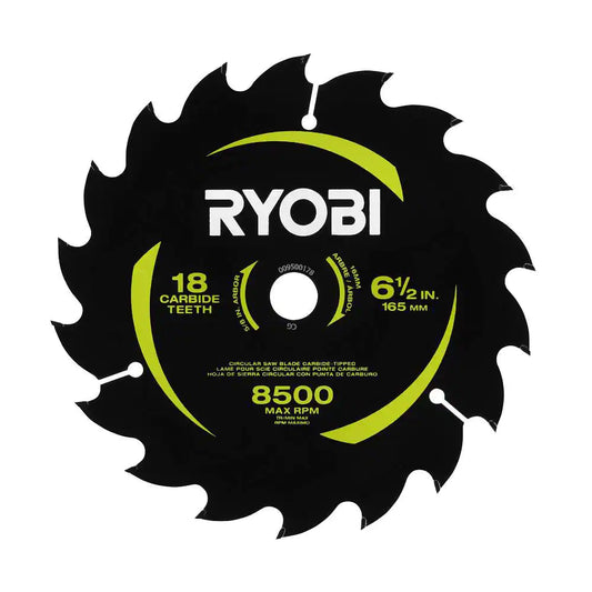6-1/2 In. 18T Carbide Tipped Thin Kerf Circular Saw Blade