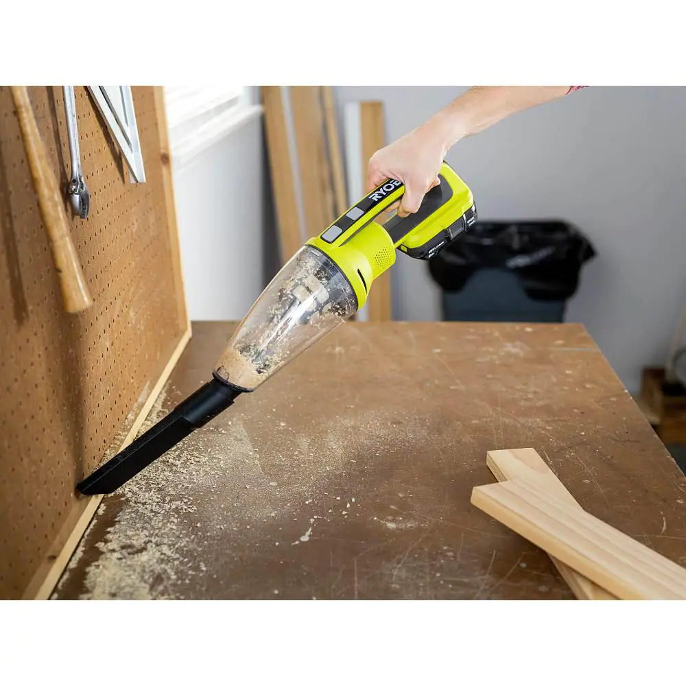 ONE+ 18V Cordless Performance Hand Vacuum Kit with 2.0 Ah Battery and Charger