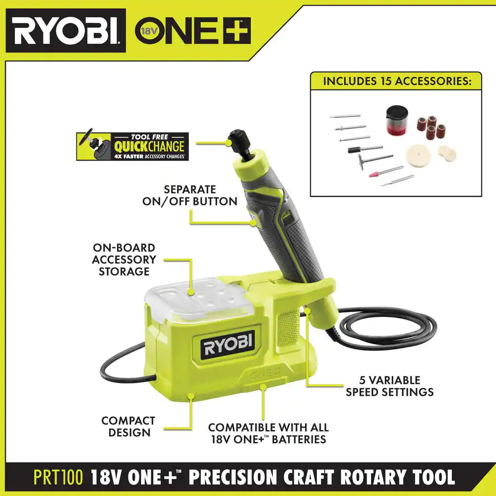 ONE+ 18V Cordless Precision Rotary Tool (Tool Only)