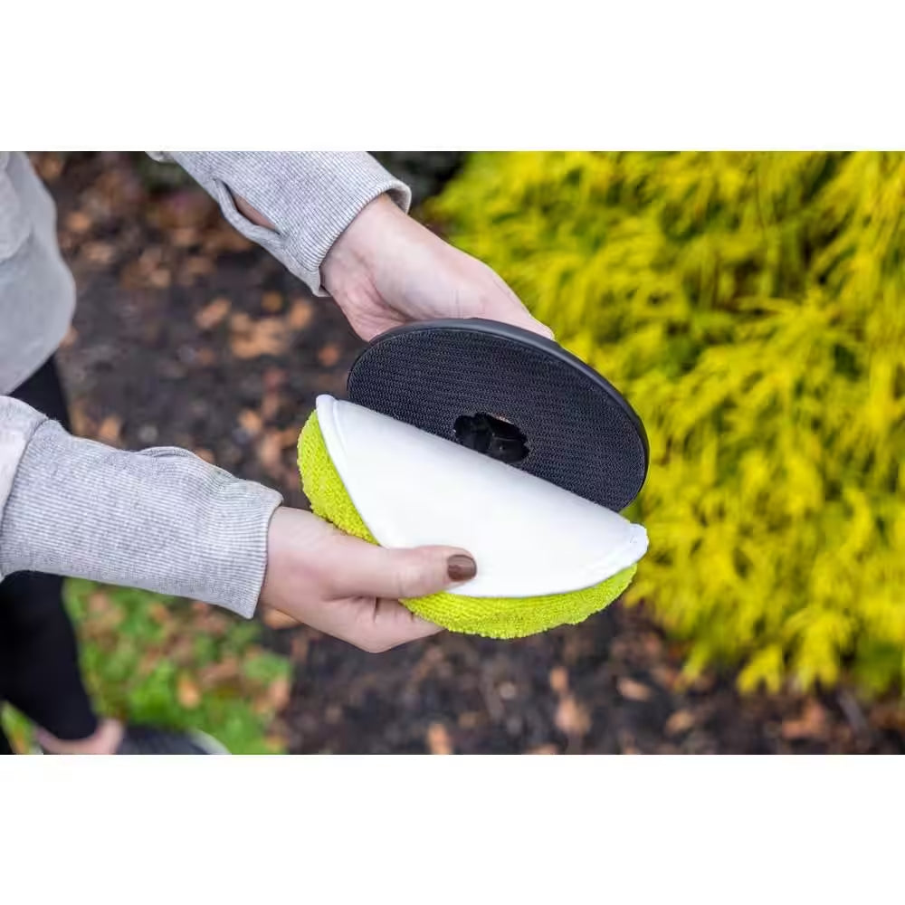 6 In. 2-Piece Cloth Microfiber Kit for RYOBI P4500 and P4510 Scrubber Tools