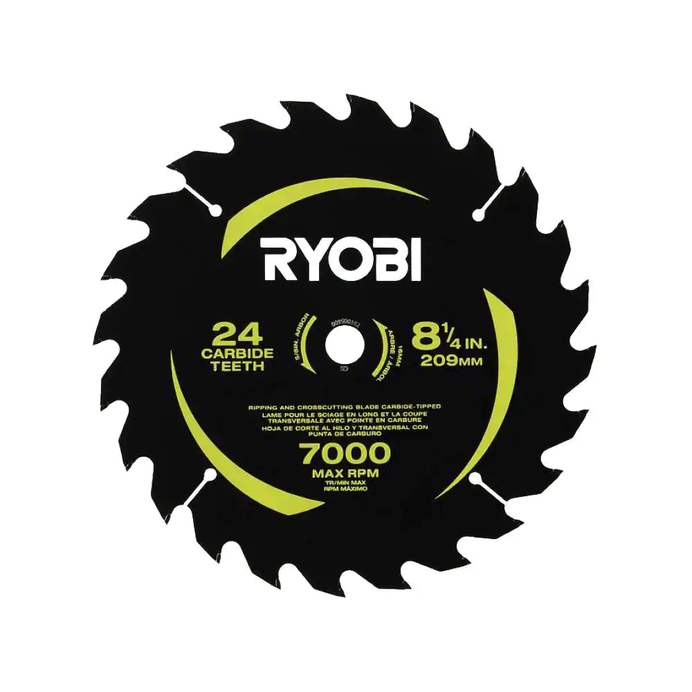 8-1/4 In. 24 Carbide Teeth Thin Kerf Table Saw Blade