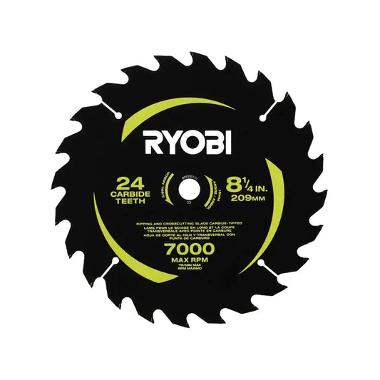 8-1/4 In. 24 Carbide Teeth Thin Kerf Table Saw Blade