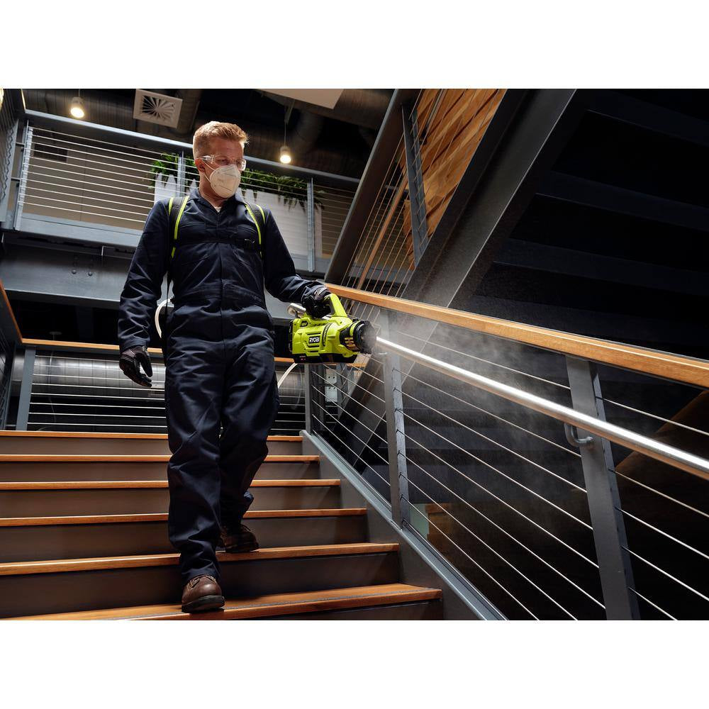 ONE+ 18V Cordless Electrostatic 1 Gal. Sprayer W/ Extra (2) Med. & (1) High Nozzles, (2) 2.0 Ah Batteries, & (1) Charger