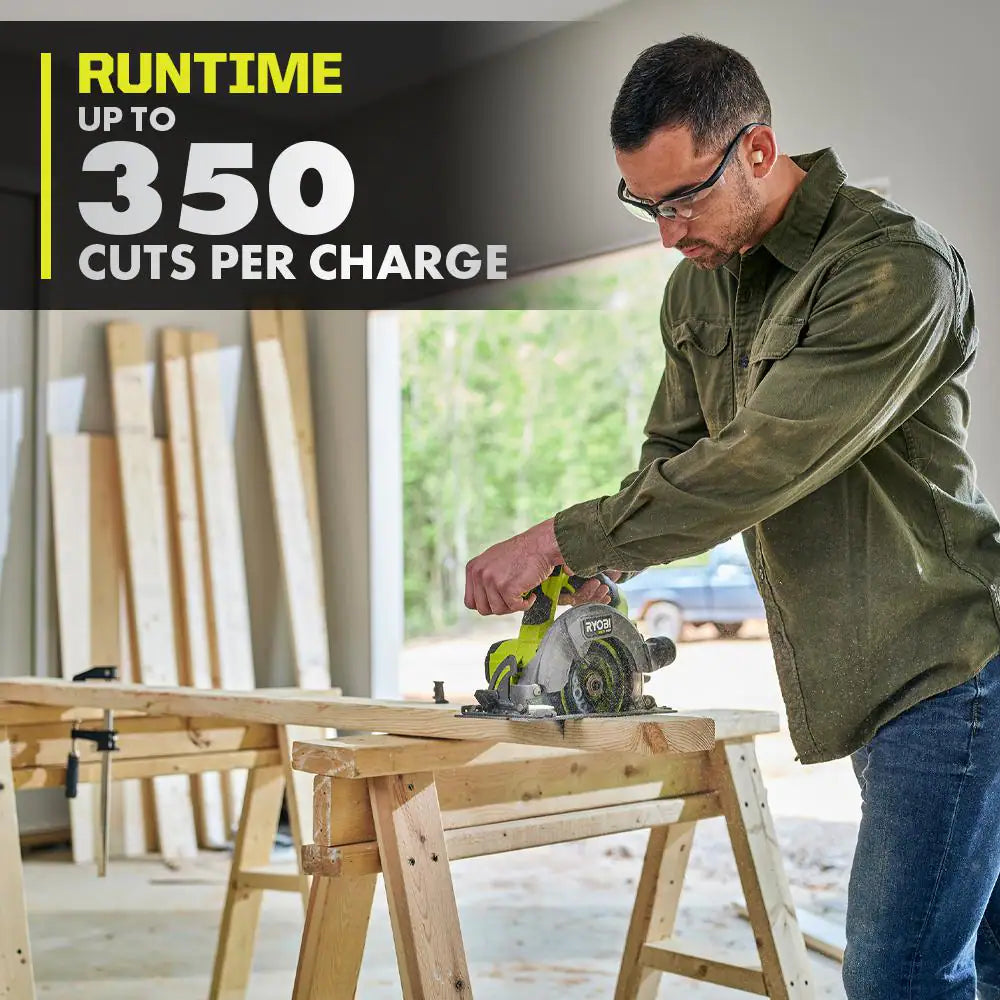 ONE+ HP 18V Brushless Cordless Compact 6-1/2 In. Circular Saw (Tool Only)