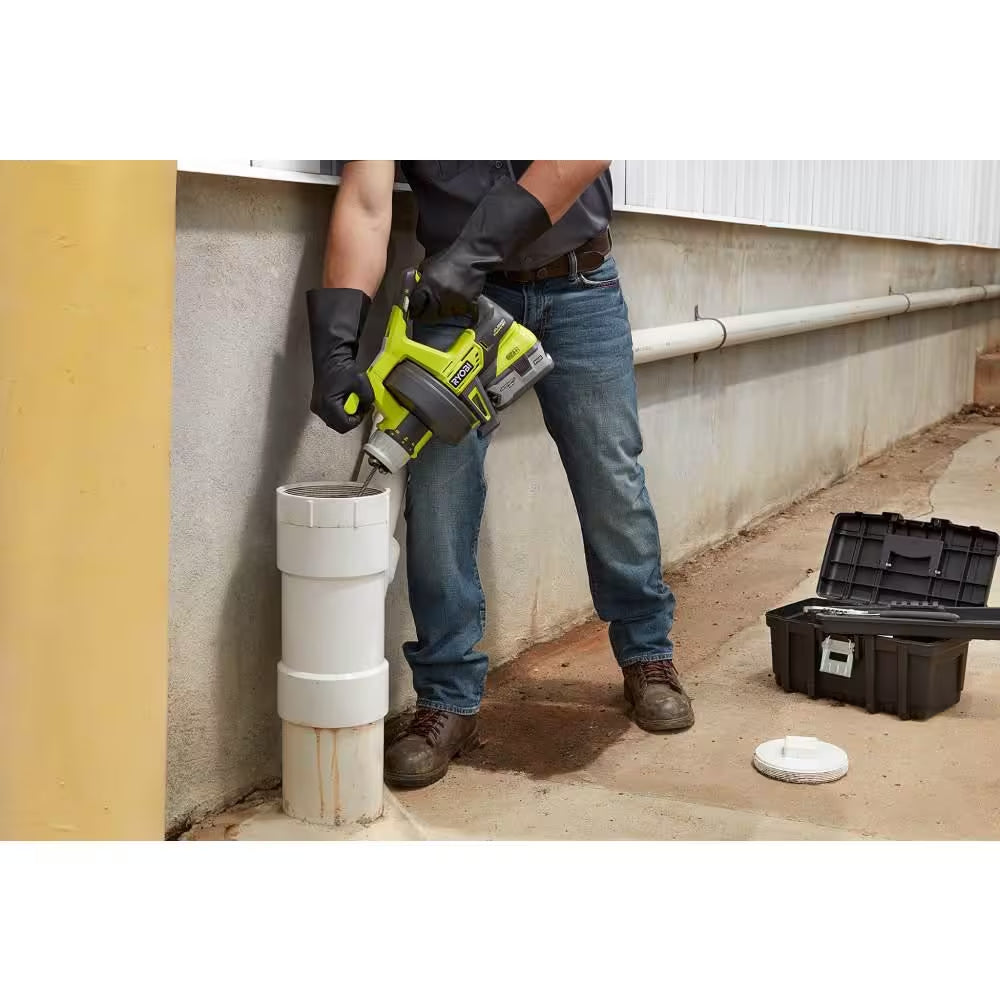 ONE+ 18V Hybrid Drain Auger (Tool Only) with Auger Replacement Drum