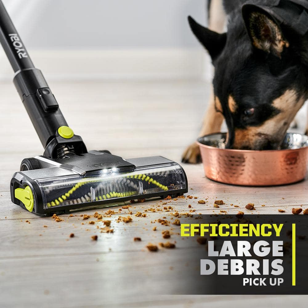 ONE+ HP 18V Brushless Cordless Pet Stick Vacuum Cleaner Kit with 4.0 Ah HIGH PERFORMANCE Battery and Charger