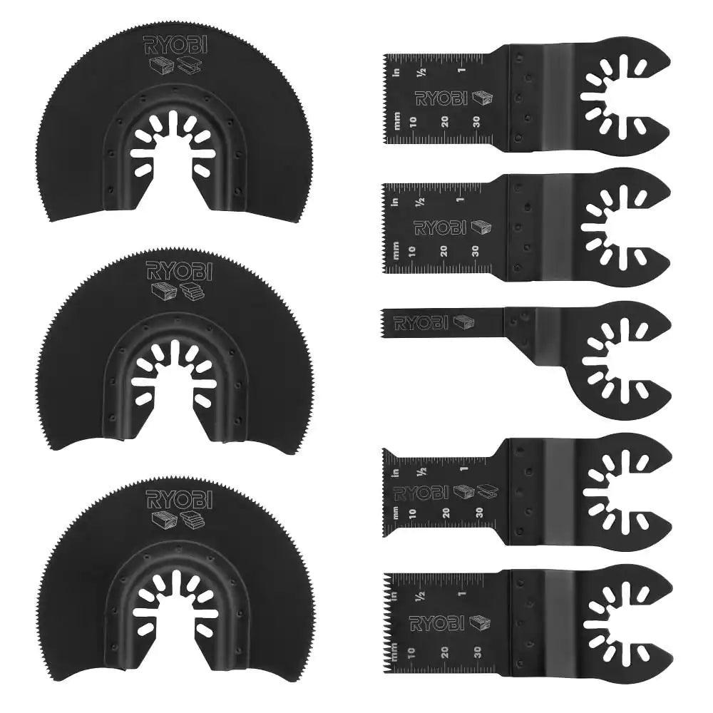 Multi-Material Oscillating Blade Set (8-Piece)