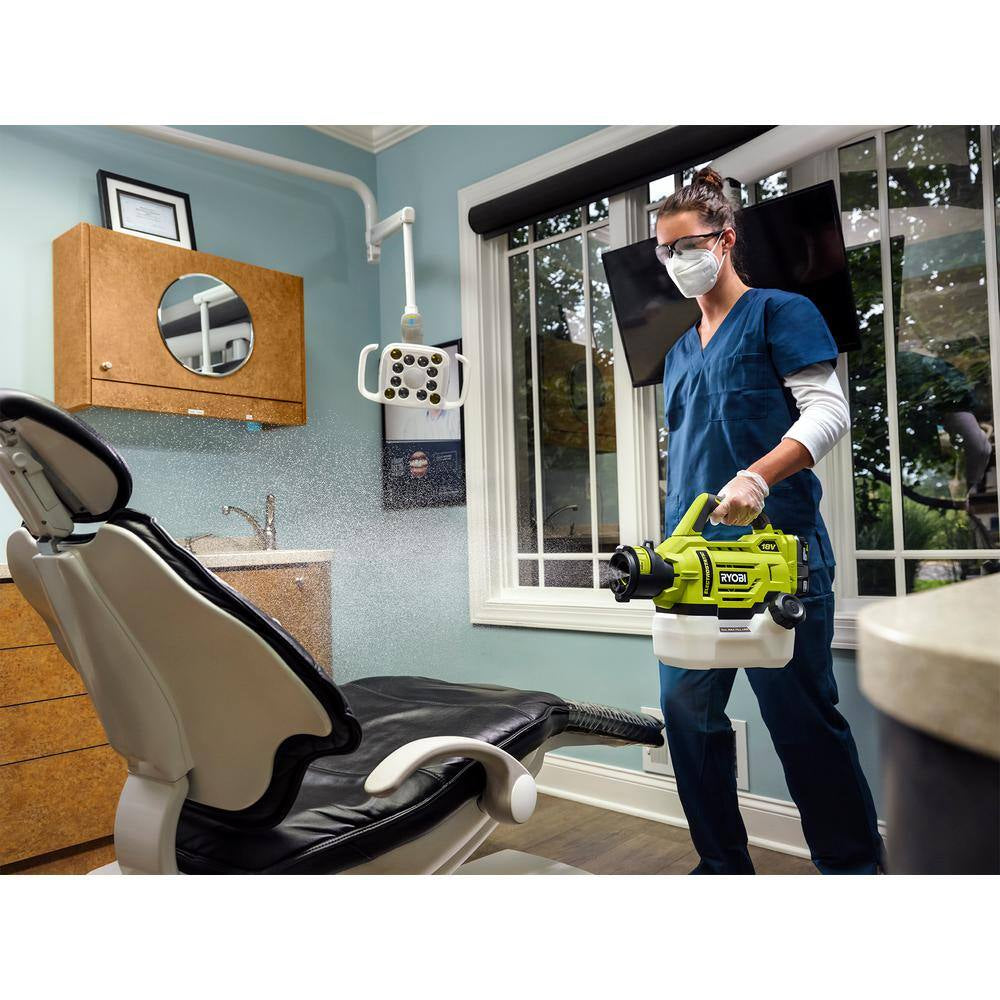 ONE+ 18V Cordless Electrostatic 0.5 Gal. Sprayer with Extra (2) Medium & (1) High Nozzles with 2.0 Ah Battery & Charger