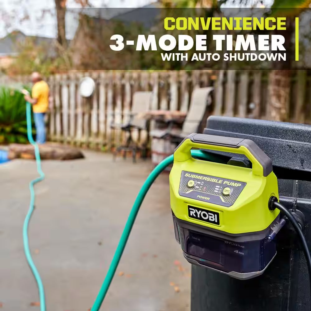 ONE+ 18V 1/6 HP Submersible Pump (Tool Only)