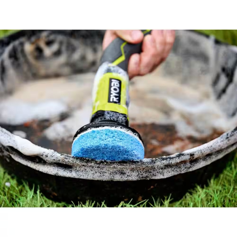 3.5 In. 3-Piece Scour Pad Scrubbing Kit for RYOBI P4400 Scrubber Tool