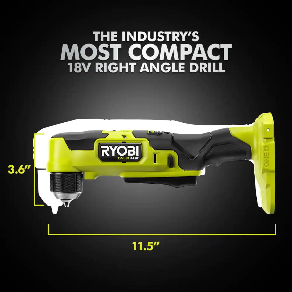 ONE+ HP 18V Brushless Cordless Compact 3/8 In. Right Angle Drill Kit with (1) 1.5 Ah Battery and 18V Charger
