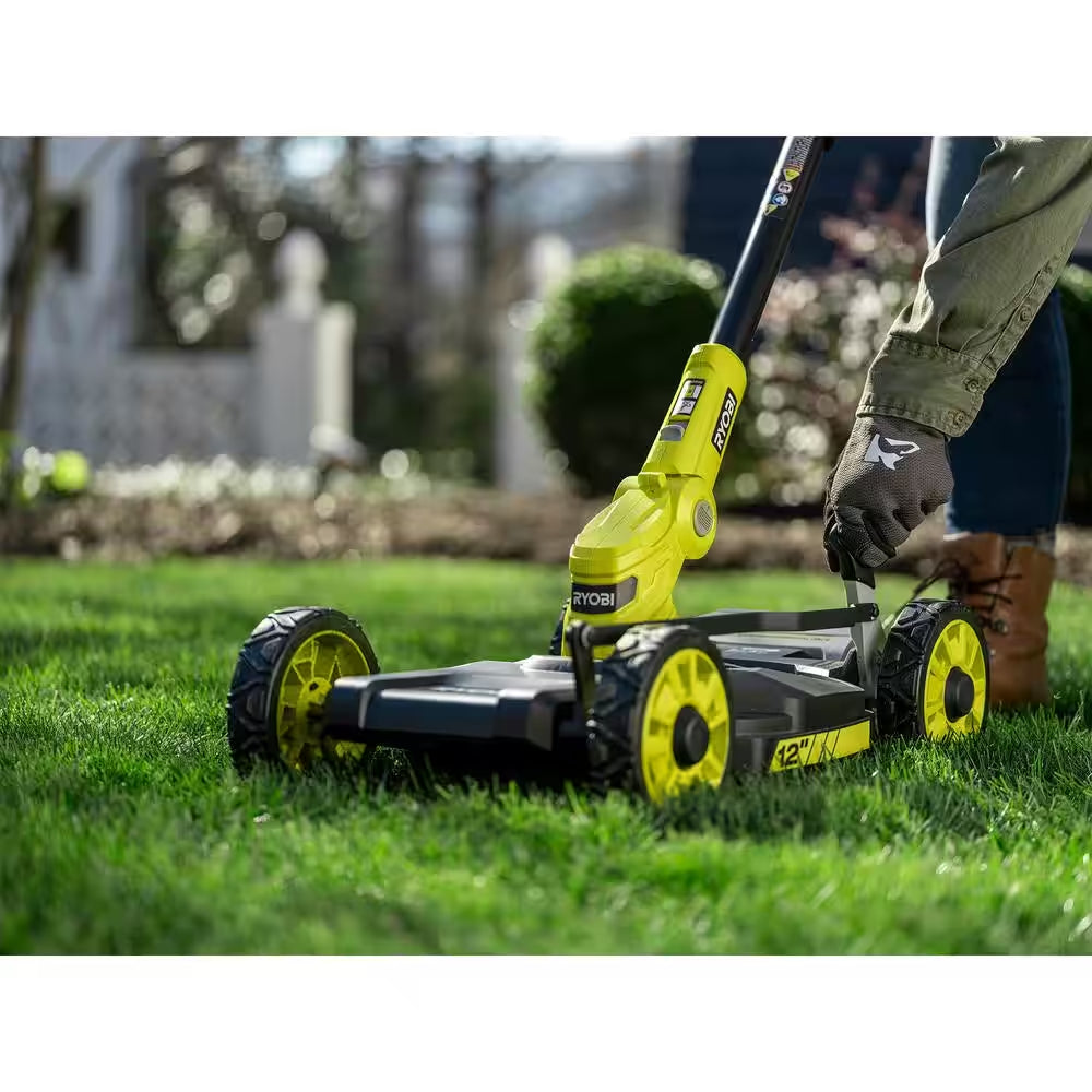 ONE+ 18V 12 In. Cordless Battery 3-In-1 Mower, String Trimmer, and Edger (Tool Only)