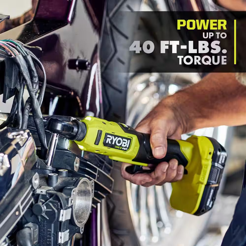 ONE+ 18V HP Brushless Cordless Compact 1/4 In. High Speed Ratchet (Tool Only)