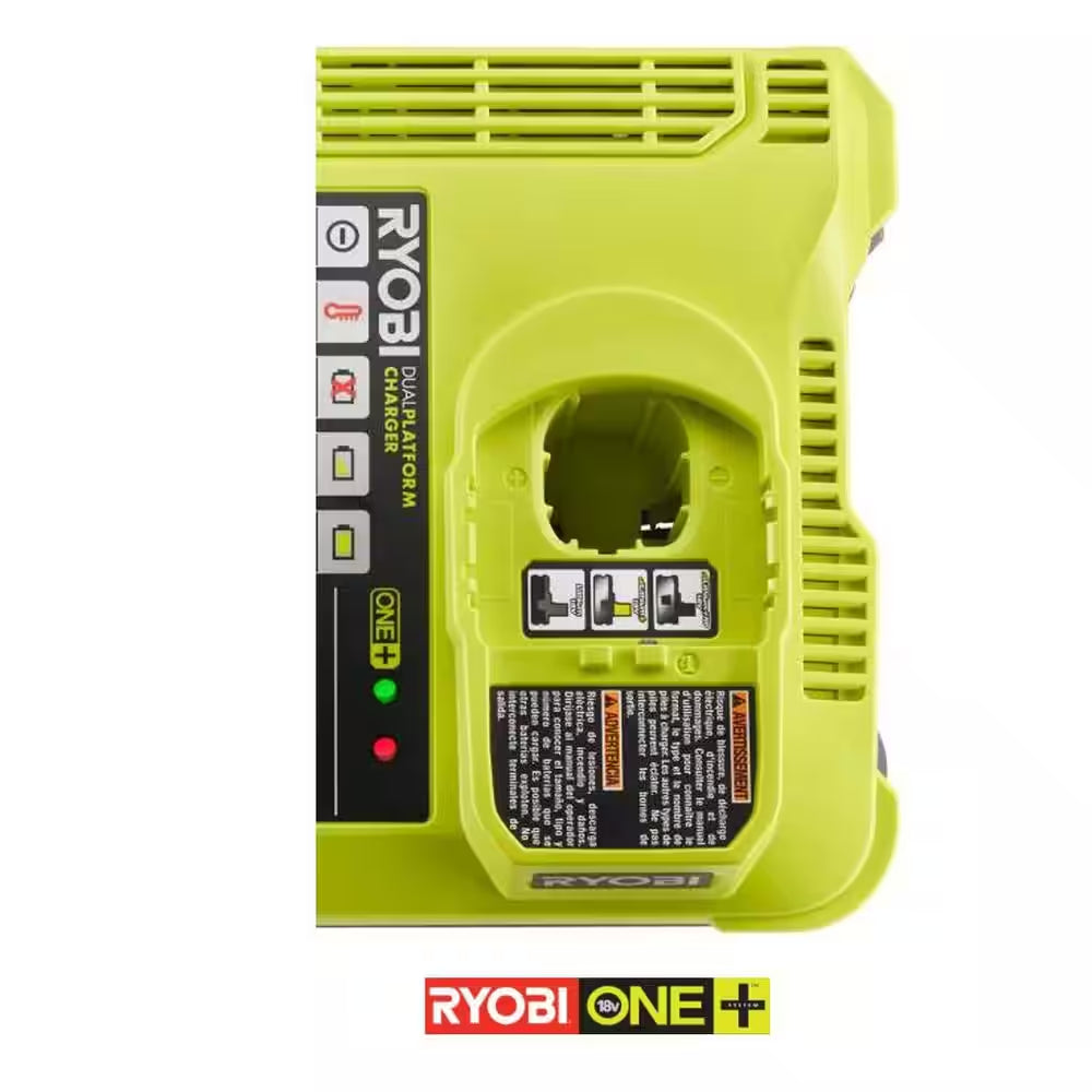 ONE+ Lithium-Ion Dual Platform Charger for ONE+ 18V and 40-Volt Batteries