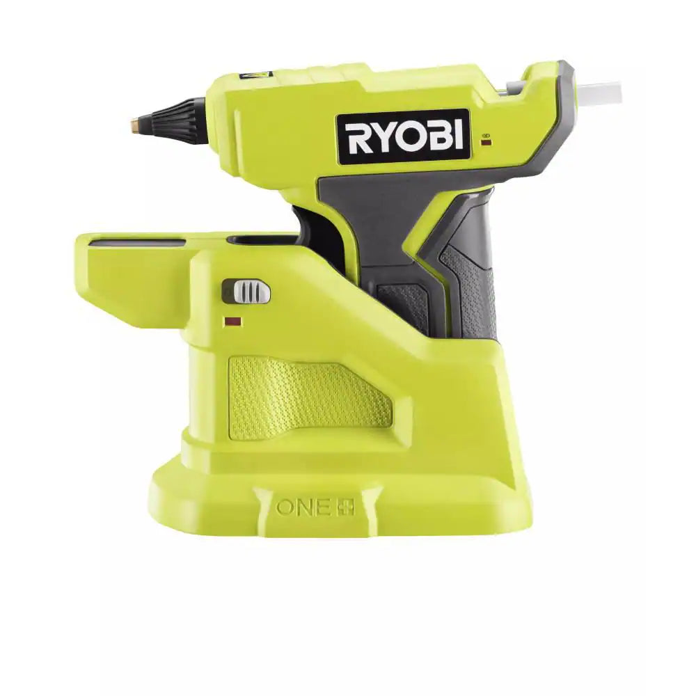 ONE+ 18V Cordless Compact Glue Gun (Tool Only) with 24-Pack 5/16 In. X 6 In. Mini Glue Sticks