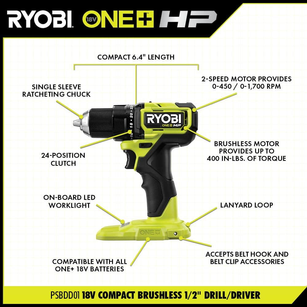 Ryobi Multi Tool For Sale Ryobi ONE+ HP 18V Brushless Cordless