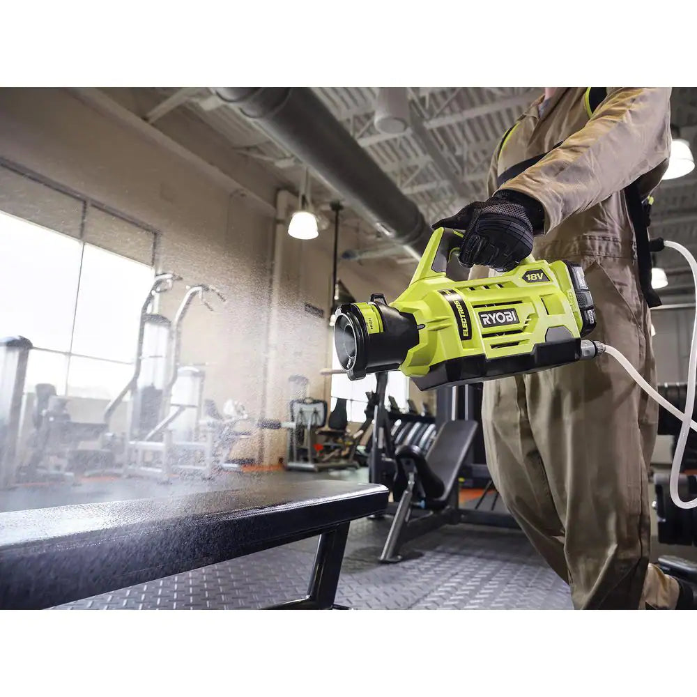 ONE+ 18V Cordless Electrostatic 1 Gal. Sprayer Kit with (2) 2.0 Ah Batteries and (1) Charger