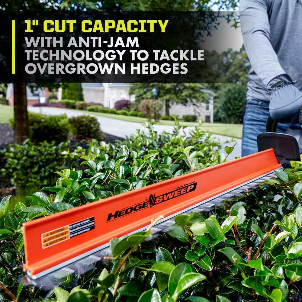 40V HP Brushless 26 In. Cordless Battery Hedge Trimmer with 2.0 Ah Battery and Charger