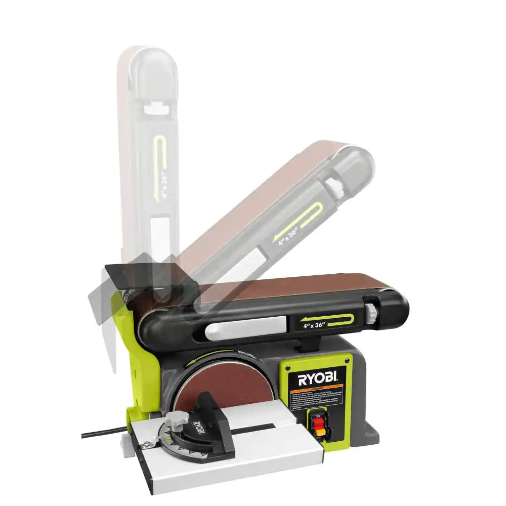 Corded 4 in X 36 In. Belt and 6 In. Disc Sander