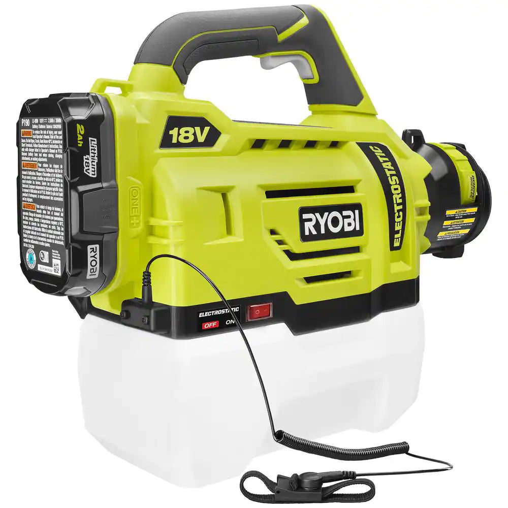 ONE+ 18V Cordless Electrostatic 0.5 Gal Sprayer with 2.0 Ah Battery and Charger