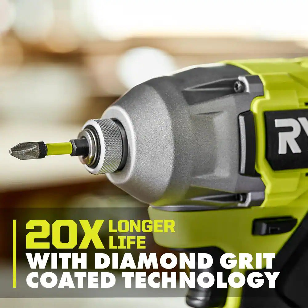 2 In. Diamond Grit Impact Drive Bits (5-Piece)