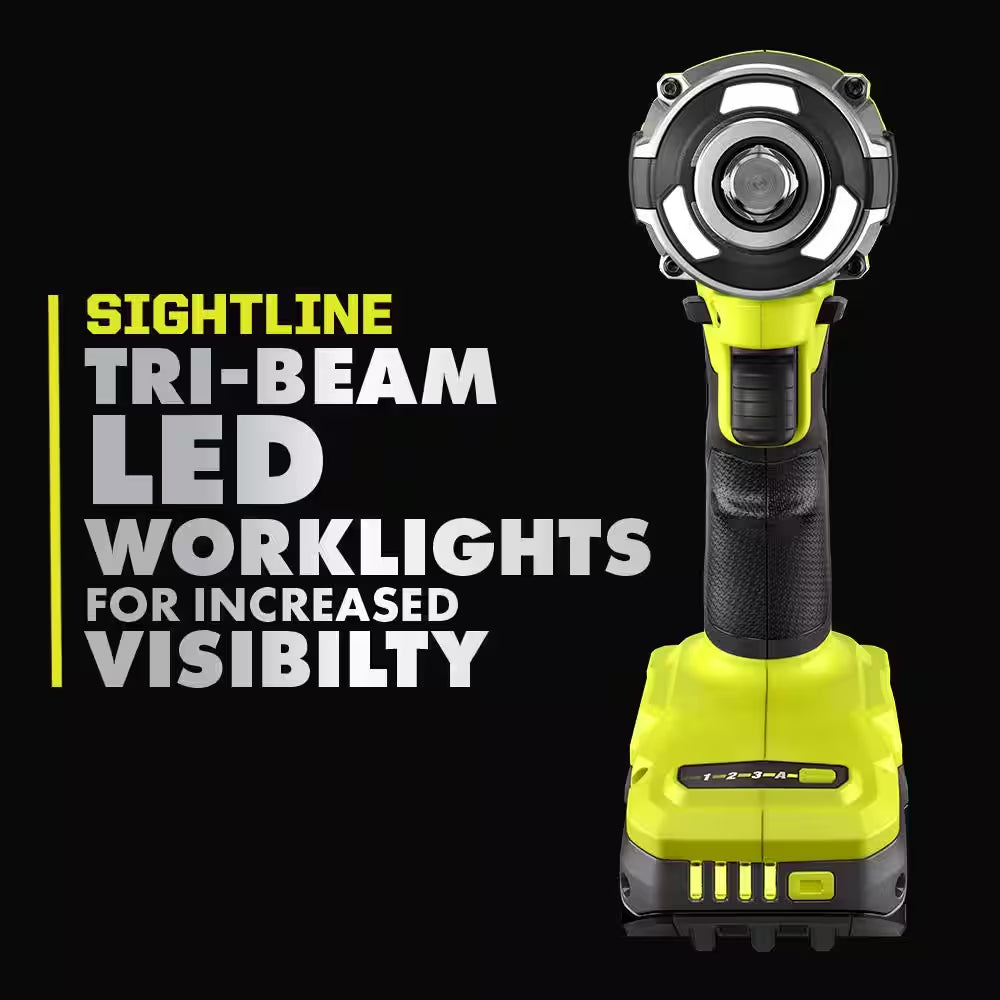 ONE+ HP 18V Brushless Cordless Compact 1/2 in 4 Mode Impact Wrench (Tool Only)