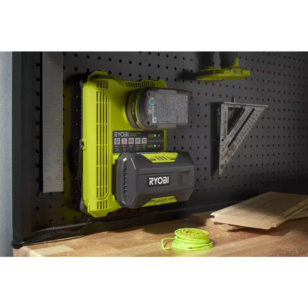 ONE+ Lithium-Ion Dual Platform Charger for ONE+ 18V and 40-Volt Batteries