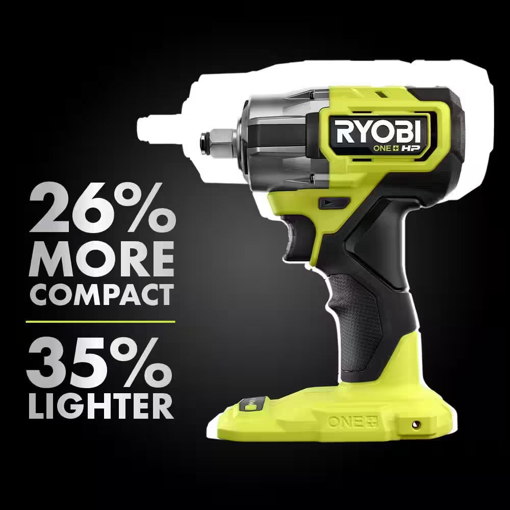 ONE+ HP 18V Brushless Cordless Compact 1/2 in 4 Mode Impact Wrench (Tool Only)