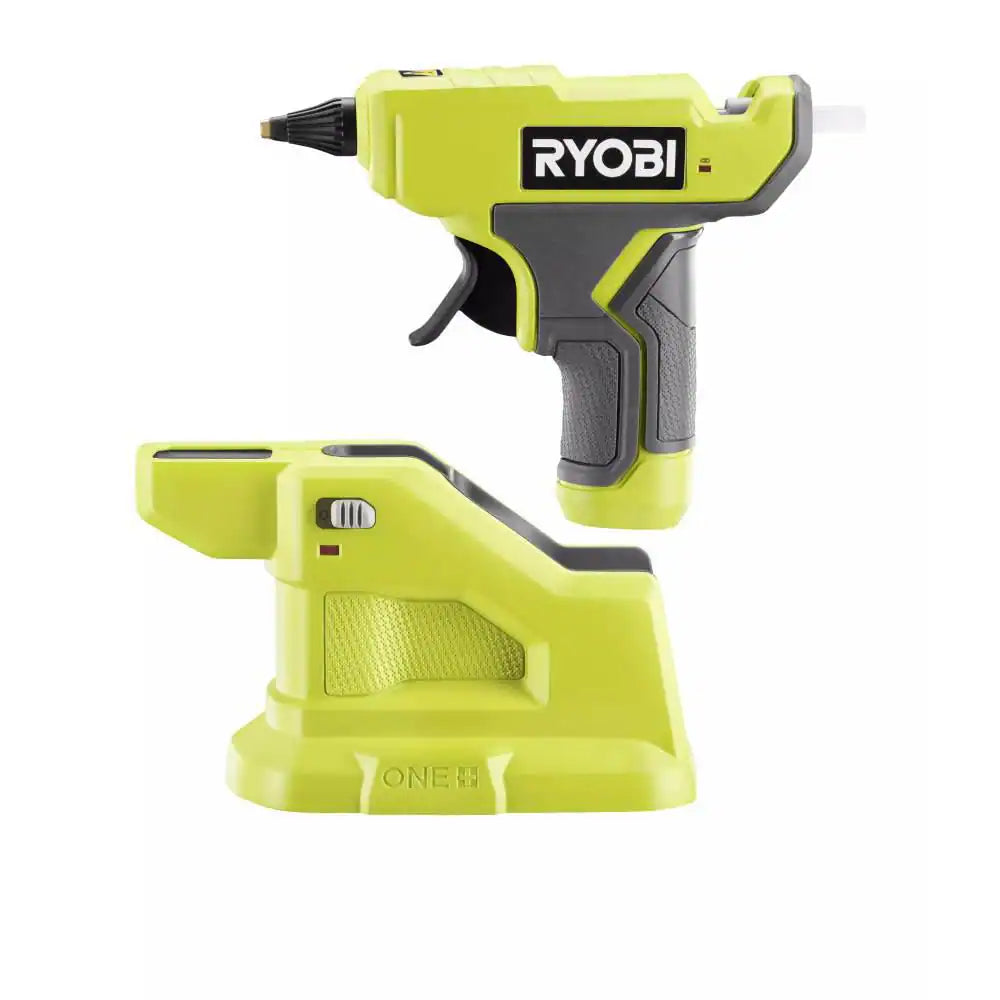 ONE+ 18V Cordless Compact Glue Gun (Tool Only) with 24-Pack 5/16 In. X 6 In. Mini Glue Sticks
