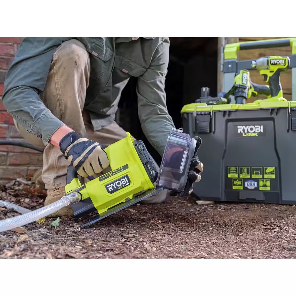 ONE+ HP 18V 1/4 Hp Cordless Battery Powered Transfer Pump with 2.0 Ah Battery and Charger