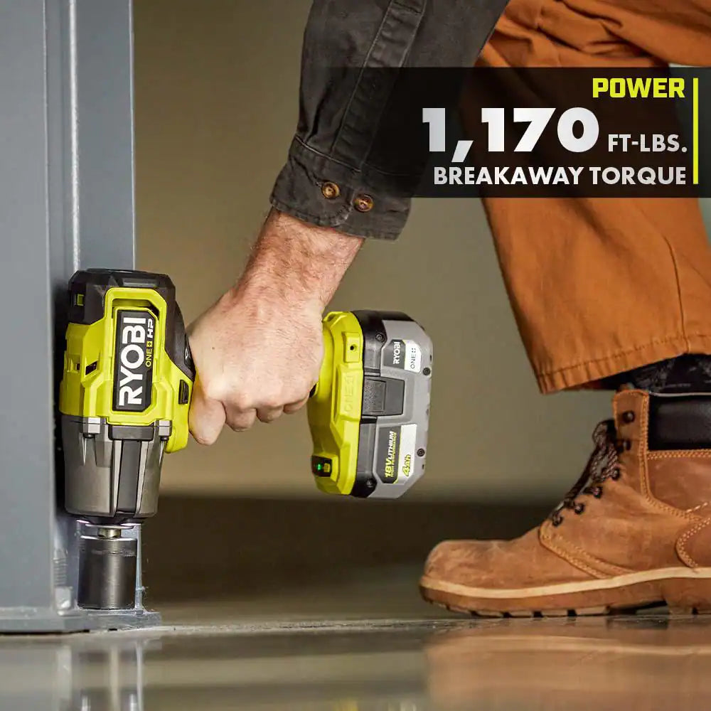 ONE+ HP 18V Brushless Cordless 4-Mode 1/2 In. High Torque Impact Wrench (Tool Only)