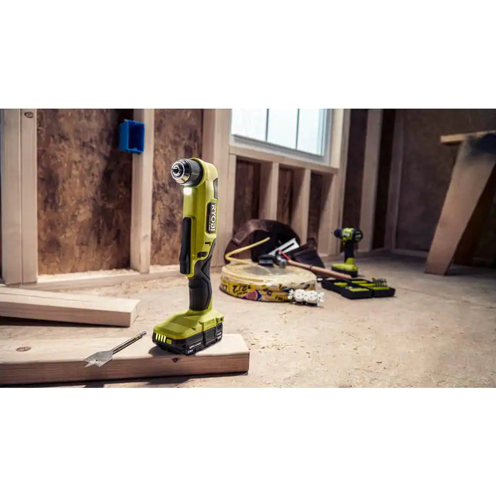 ONE+ HP 18V Brushless Cordless Compact 3/8 In. Right Angle Drill Kit with (1) 1.5 Ah Battery and 18V Charger