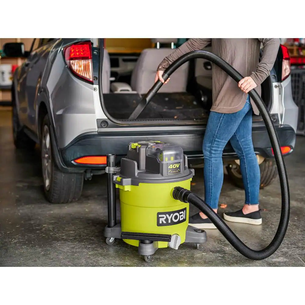40V 10 Gal. Cordless Wet/Dry Vacuum Kit with 40V 4.0 Ah Battery and 40V Charger