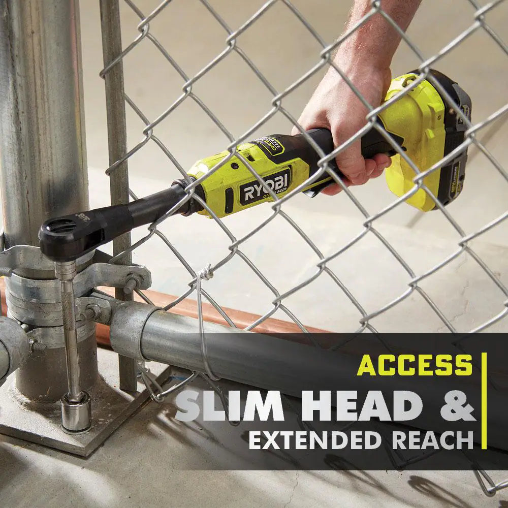 ONE+ HP 18V Brushless Cordless 3/8 In. Extended Reach Ratchet (Tool Only)