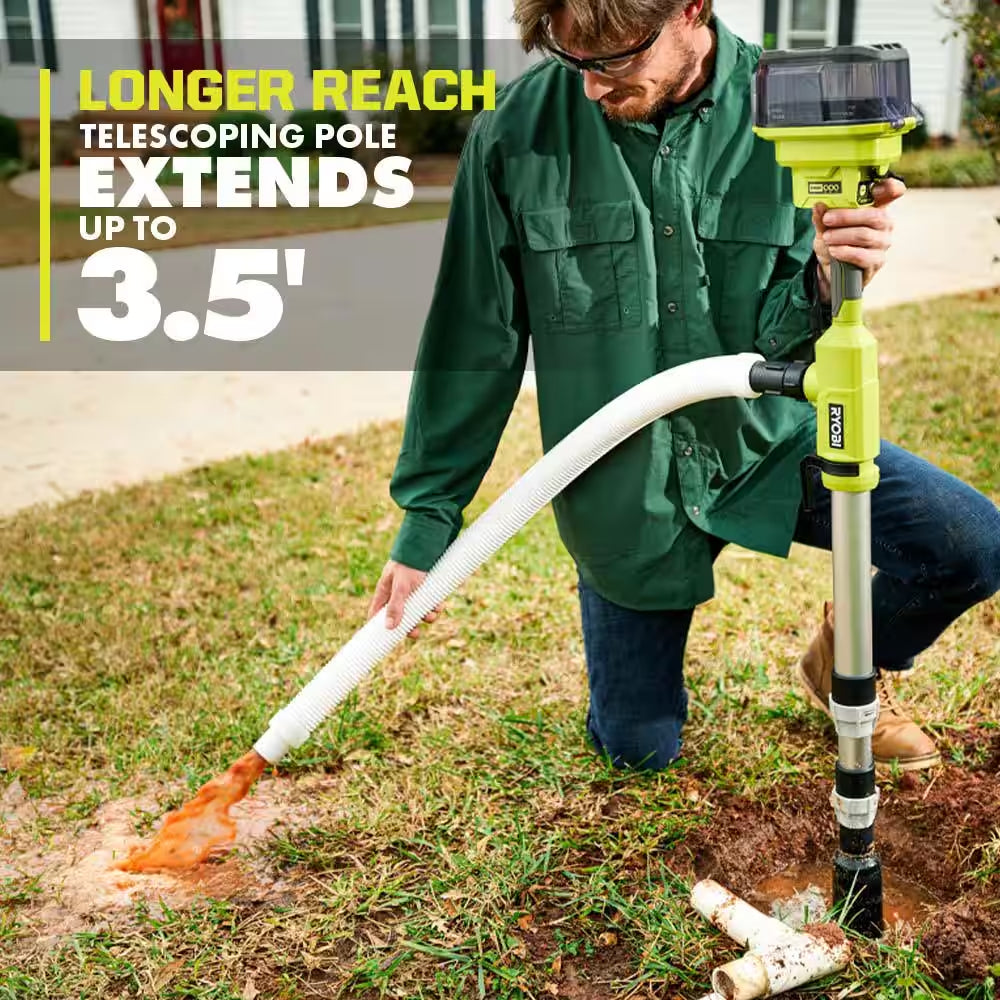 ONE+ 18-Volt Cordless 1/6 HP Telescoping Pole Pump (Tool Only)