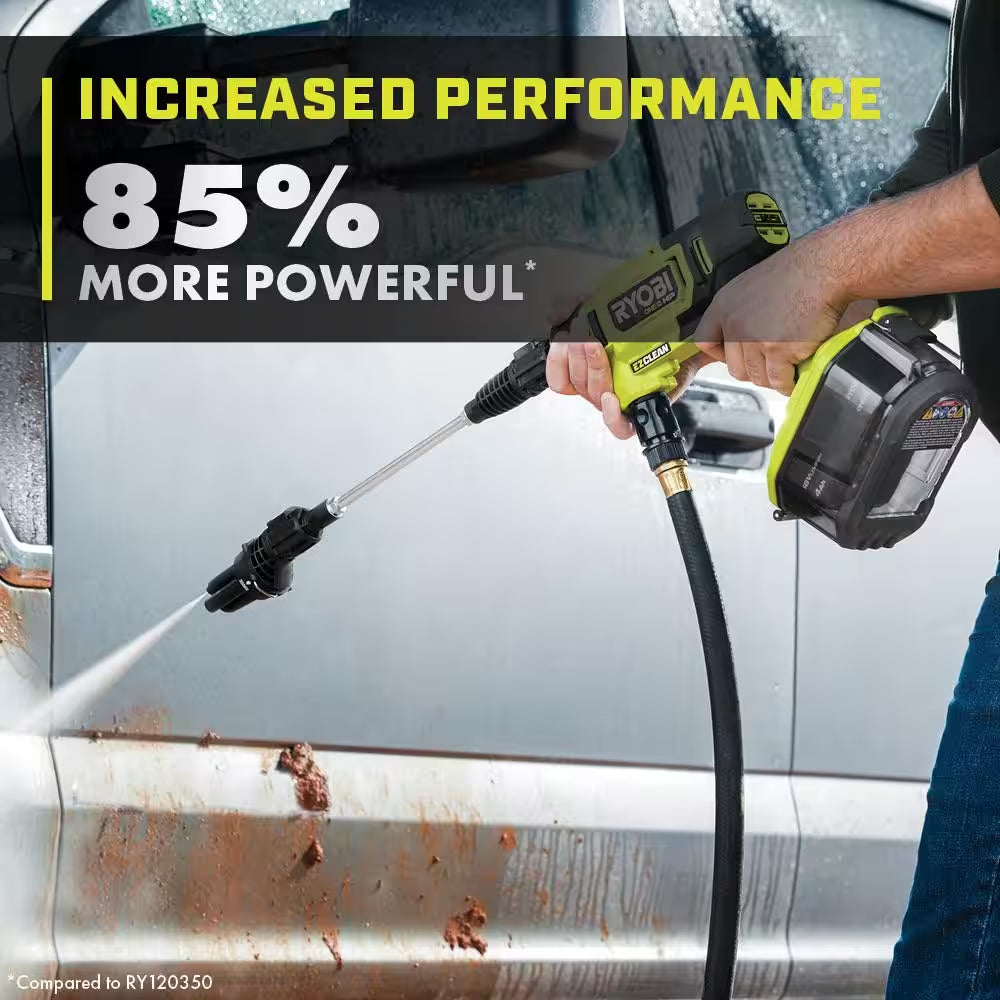 ONE+ HP 18V Brushless Ezclean 600 PSI 0.7 GPM Cordless Cold Water Power Cleaner (Tool Only)