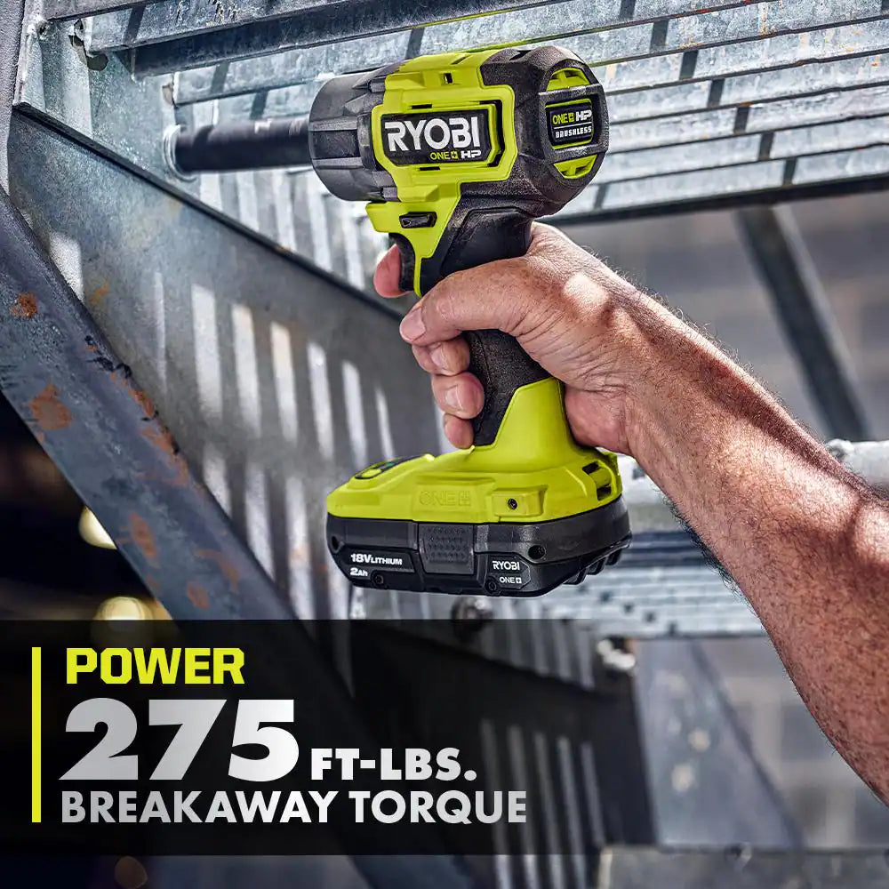 ONE+ HP 18V Brushless Cordless Compact 1/2 in 4 Mode Impact Wrench (Tool Only)