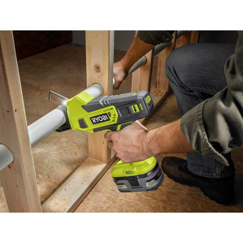 ONE+ 18V Pex and PVC Shear Cutter for 1/4 In. to 2 In. and Pex Tubing Clamp Tool (Tools Only)