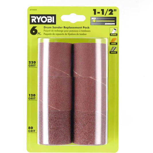 Drum Sander Replacement Pack (6-Piece)