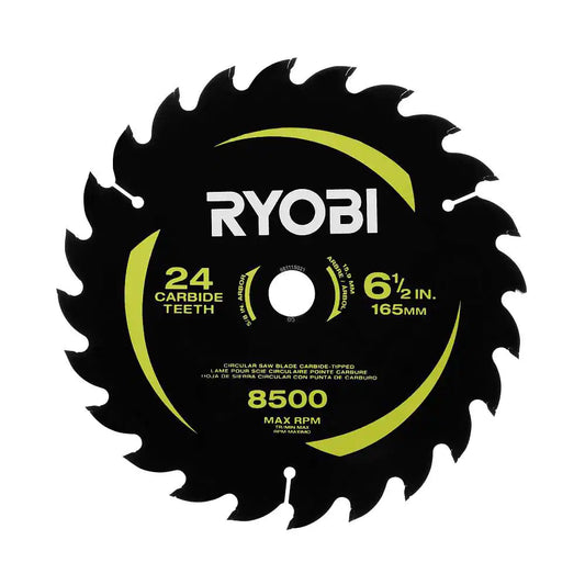 6-1/2 In. Thin Kerf 24-Teeth Circular Saw Carbide Blade (1-Piece)