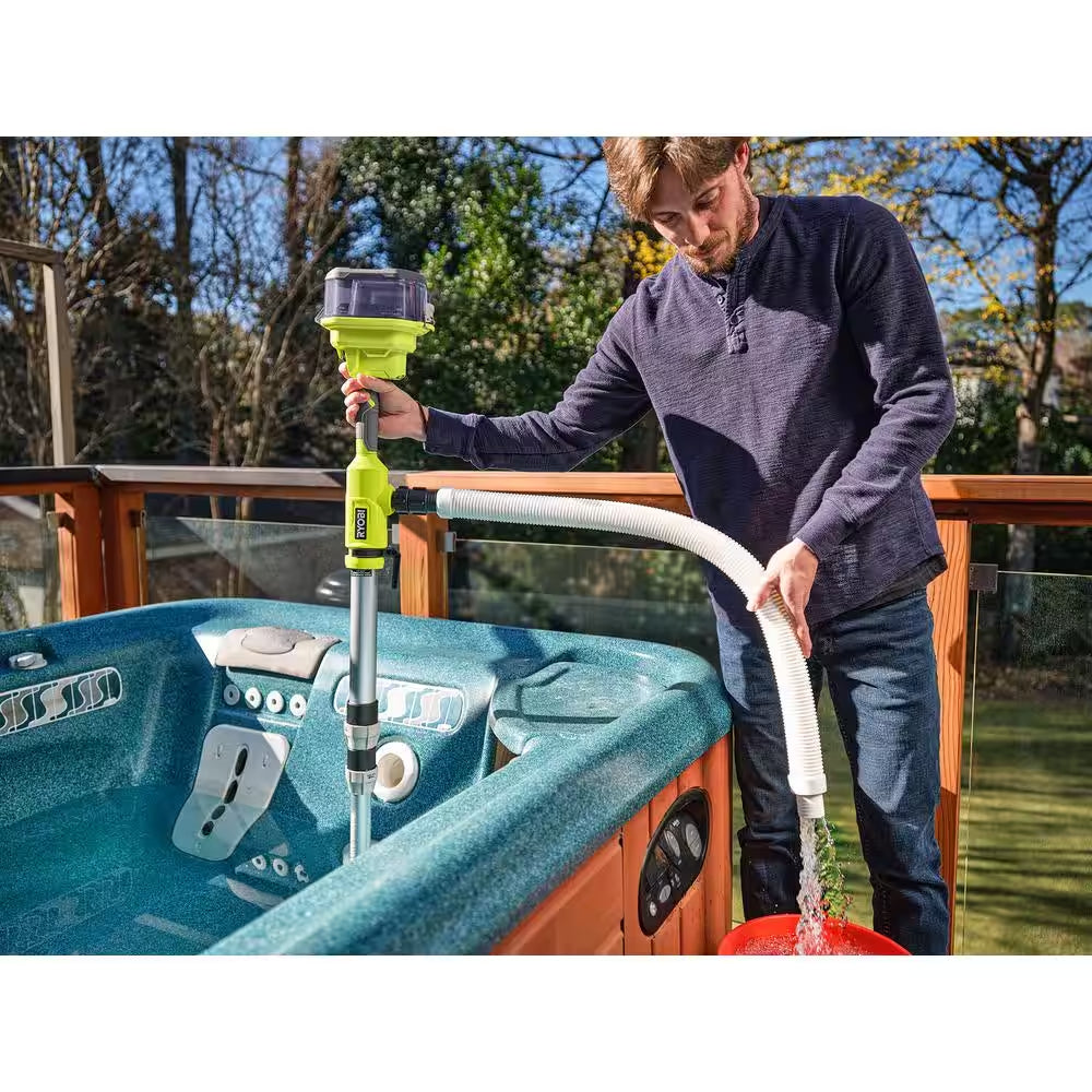 ONE+ 18-Volt Cordless 1/6 HP Telescoping Pole Pump (Tool Only)