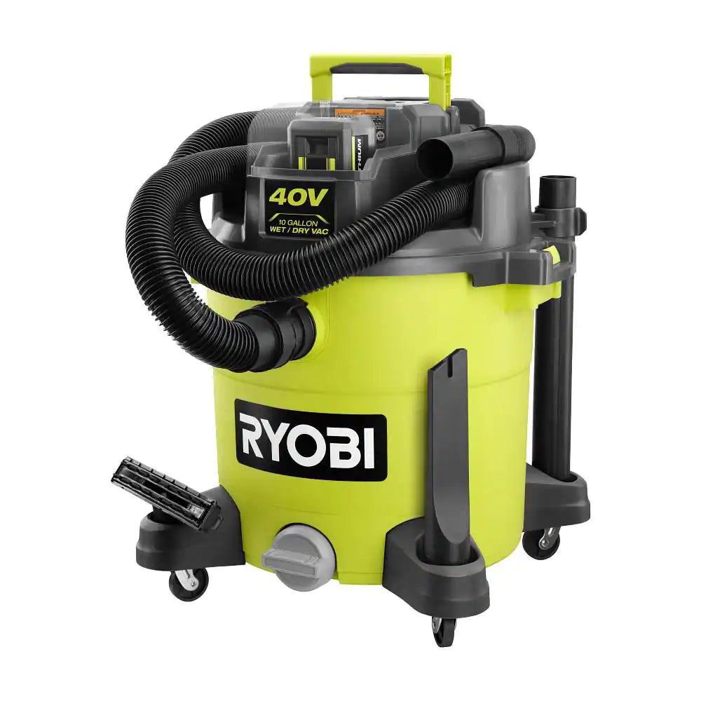 40V 10 Gal. Cordless Wet/Dry Vacuum Kit with 40V 4.0 Ah Battery and 40V Charger